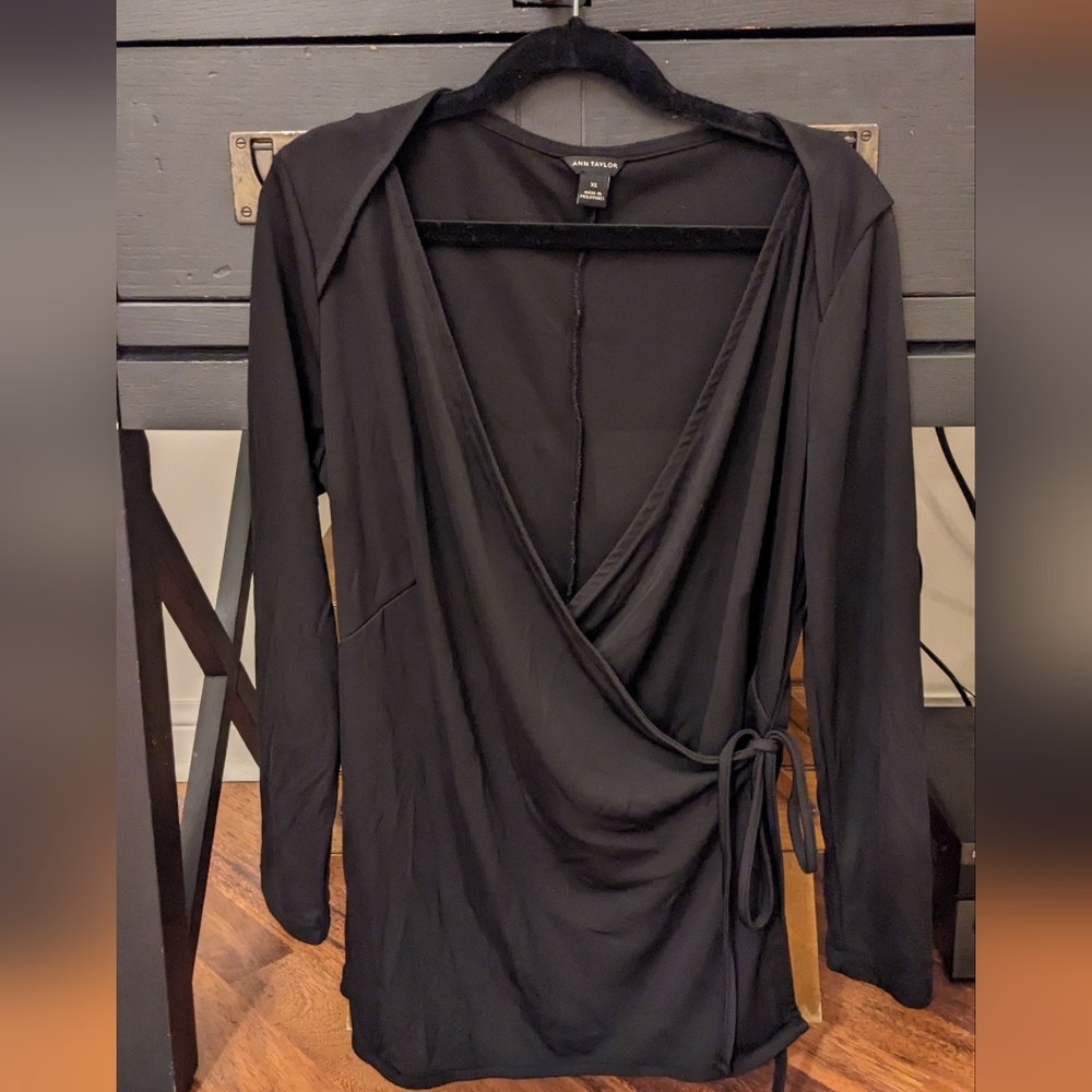 Ann Taylor wrap blouse